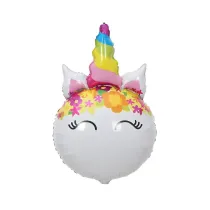 Godan Balon foliowy Jednoro�ec z kwiatami 64x41cm