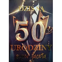 Yeku Karnet 3K 50 urodziny super faceta (17,5x12,5cm) 3K 060