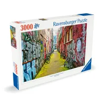 Puzzle 3000 el. Ulice Amsterdamu Ravensburger