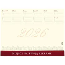 Kalendarz 2026 biuwar business