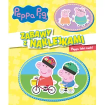 Peppa lubi ruch! Zabawy z naklejkami. winka Peppa