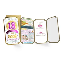 Kukartka Karnet Urodziny 18