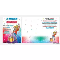 Stamp Karnet Young B6 + koperta wz�r nr 32 Urodziny
