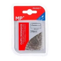 Mp Main Paper Spinacz biurowy 28mm 100szt srebrne