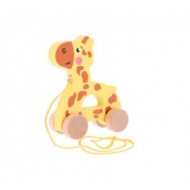 Zabawka do ciągnięcia Żyrafa Gina Trefl