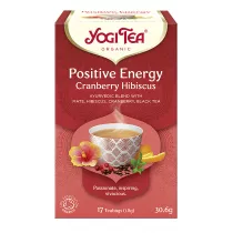 Yogi Tea Herbata Pozytywna Energia urawina - Hibiskus (Positive Energy Cranberry Hibiscus) 17 x 1.8 g Bio