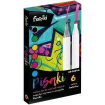Fiorello Airbrush markery wymienne 6 kolorw