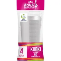 Anna Zaradna Kubki plastikowe do piwa Picnic&party 4 x 500 ml 4 szt.