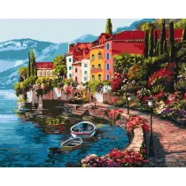 Ideyka Malowanie po numerach - Poranek nad jeziorem 2 40x50cm