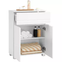 Songmics Szafka azienkowa 60 cm biaa stojca