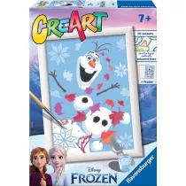 Kraina Lodu Malowanie po numerach. Malowanka CreArt dla dzieci. Frozen: Uroczy Olaf 201723