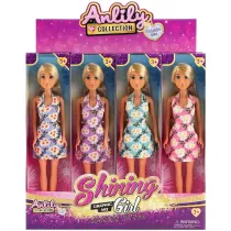Lalka w sukience kwiaty MIX Trifox