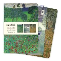 Flame Tree Zestaw 3 notatnikw Midi Gustav Klimt Krajobrazy