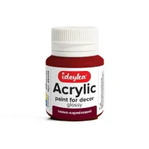 Ideyka Farba akrylowa Ciemny karmin 20ml