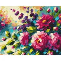 Brushme Malowanie po numerach - Kwiaty Lata 40x50cm