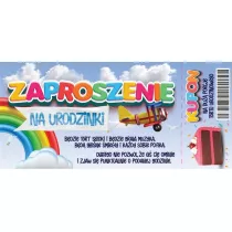 Yeku Zaproszenie Urodziny 10 szt.