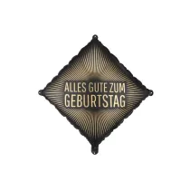 PartyDeco Balon foliowy Alles Gute zum Geburtstag 46x46cm