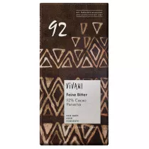 Vivani Czekolada gorzka 92% kakao 80 g Bio