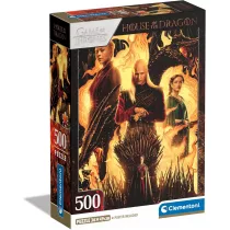 Puzzle 500 Compact House of The Dragon Clementoni