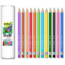 Penmate Kredki automatyczne w tubie 12 kolorw + temper.