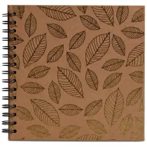 Happy Color Album na spirali Z�ote Li�cie, 20x20 cm, 180g, 30 arkuszy 30 kartek