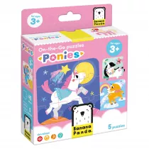 Puzzle 5 el. On-the-Go - Ponies Banana Panda