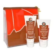 Sisley Zestaw Solar Essentials Silky Krem do ciaa SPF30 + Krem ochronny do twarzy Youth Protector Visage/Face SPF50+
