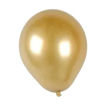 Arpex Balon dekoracyjny Celebrate chrom z�oty 8 szt.