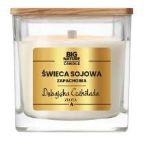 Big Nature wieca sojowa o zapachu Czekolada Dubajska Zota 220 g
