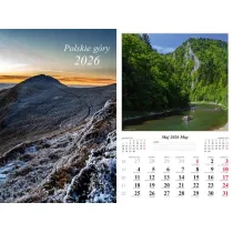 Kalendarz �cienny 2026 Polskie g�ry