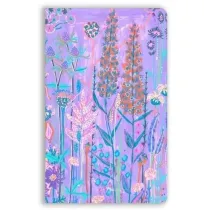 Flame Tree Notatnik B6 Fioletowy ogr�d Lucy Innes linia