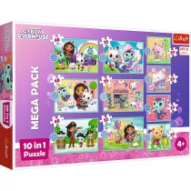 Puzzle 10w1 W wiecie Gabi Trefl