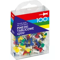 Grand Pinezki tablicowe kolorowe 100 szt.