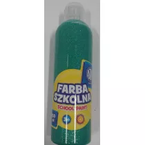 Astra Farba szkolna naturalna tempera brokatowa 250 ml zielona