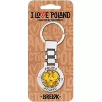 Pan Dragon Brelok I love Poland Polska ILP-BRE-E-PL-02