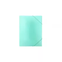 Biurfol Teczka A4 z gumk PP pastel zielony