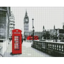 Ideyka Diamentowa mozaika - Zadzwo� z Londynu 40x50cm