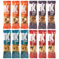 Karma Bars Batony: baw si, naaduj si, zadbaj o siebie i wzmocnij si - zgrzewka mix 6 x 35 g + 6 x 40 g