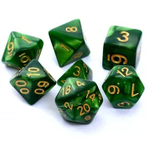 Komplet koci RPG. Perowe zielone Rebel