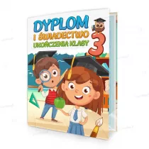 LearnHow Teczka dyplom uko�czenie klasy 3 5 szt.