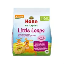 Holle Keksy orkiszowo-owsiane z daktylem Little Loops 80 g Bio