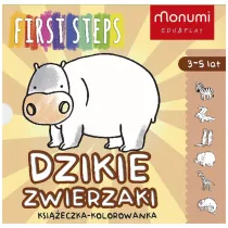 Dzikie zwierz�ta. Ksi��eczka-kolorowanka 3-4 lat