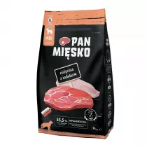 Pan Misko Karma sucha dla psa Cielcina z indykiem chrupki XL 9 kg