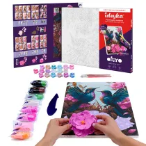 Zestaw do modelowania i malowania 3D "Kolibry zakochane"  30*40 cm Okto
