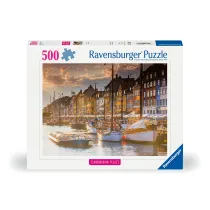 Puzzle 500 el. Zach�d S�o�ca w Kopenhadze Ravensburger