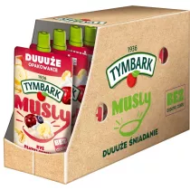 Tymbark Musly Patki owsiane - ry - winia - aronia Zgrzewka (30.07.2025) 10 x 170 g