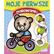 Kolorowanka Moje pierwsze malowanki 1,63x1,92cm16 str. Mi� na rowerze