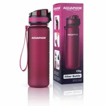 Aquaphor Butelka filtrujca City bordowa 500 ml