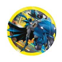 Godan Talerzyki papierowe Batman 23 cm 8 szt.