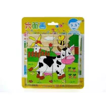 Puzzle Ukadanka ze zwierztami 16el Adar